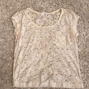 Lace short sleeve